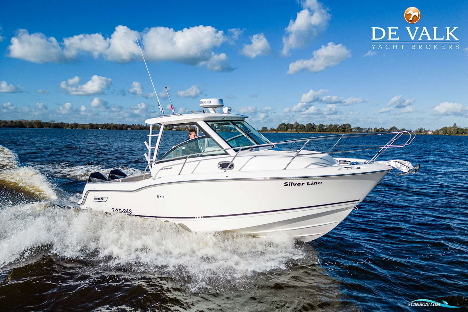 Boston Whaler 285 Conquest Pilothouse Motorbåt 2022, med Mercury motor, Holland