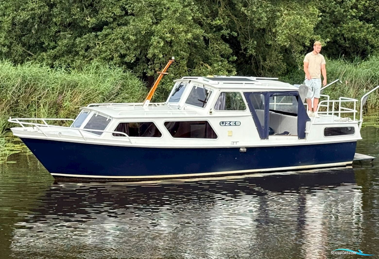 Brekken Kruiser 900 Motorbåt 1975, med Peugeot motor, Holland
