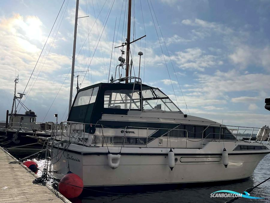 Broom 12M Monarch Motorbåt 1989, med Twin Volvo Penta Tamd61a motor, Danmark