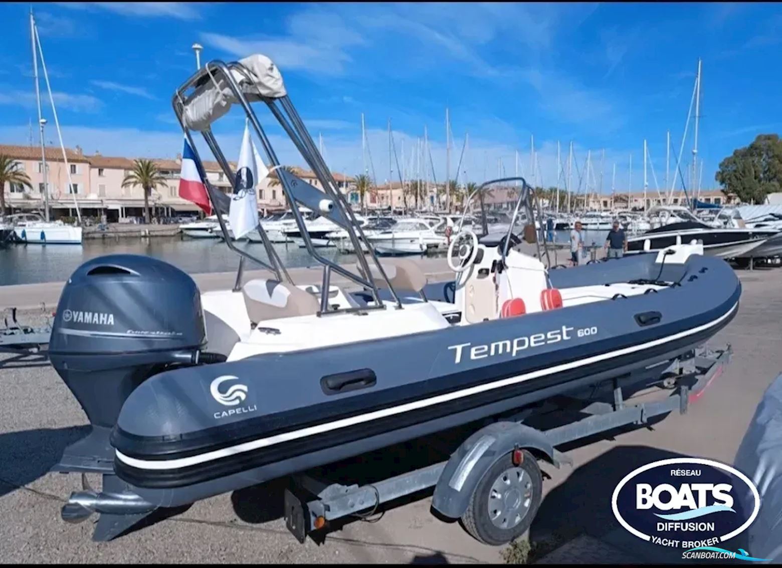 Capelli Tempest 600 Motorbåt 2016, med Yamaha motor, Frankrike
