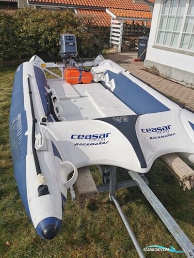 Ceasar Racing Bullet Katamaran 4,10m Motorbåt 2015, med Yahama motor, Danmark