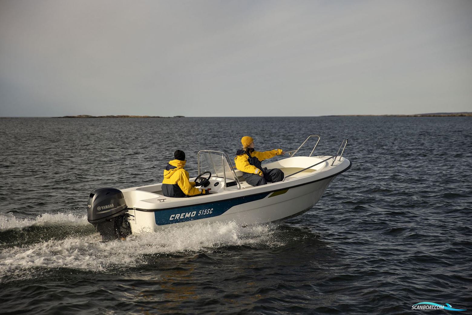 Cremo 515 SC Motorbåt 2022, med Yamaha F40Fetl Efi motor, Danmark
