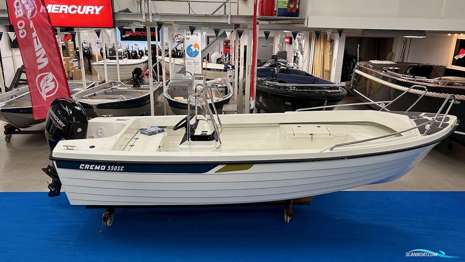 Cremo 550SC Motorbåt 2025, med Mercury 60 hk 4-Takt motor, Danmark