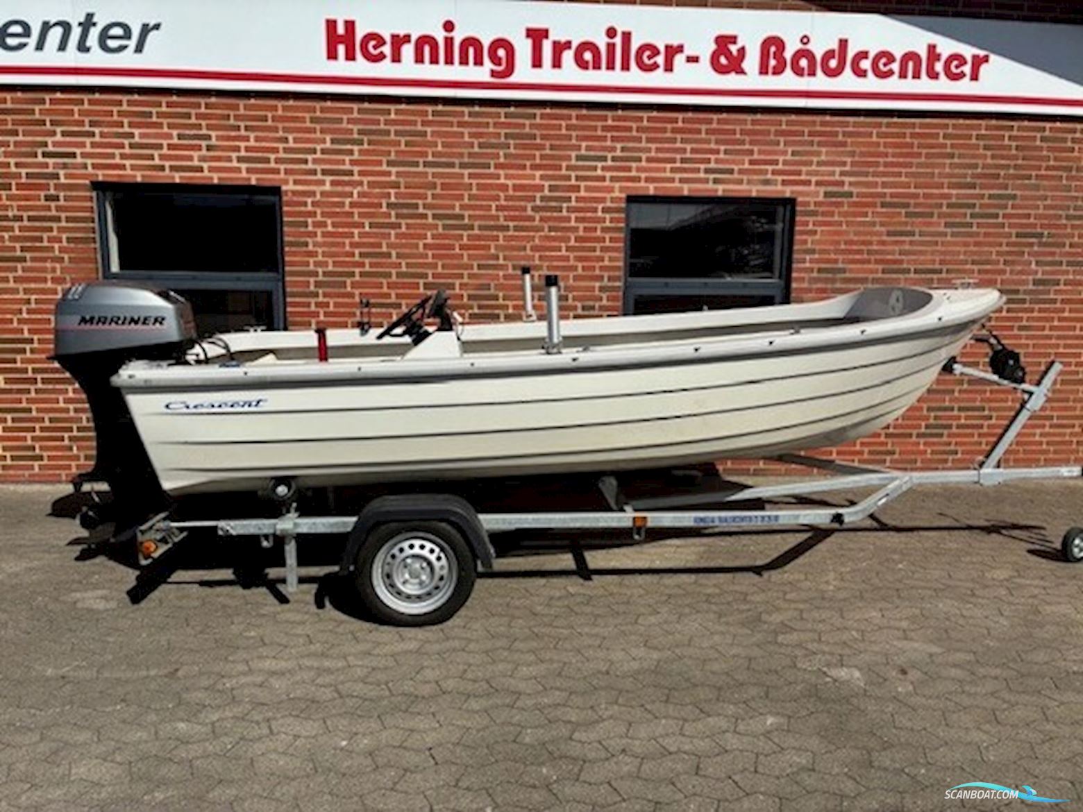 Crescent 434 m/Pult og Mariner 30 hk 2-Takt og Variant Trailer Motorbåt 2025, med Mariner motor, Danmark