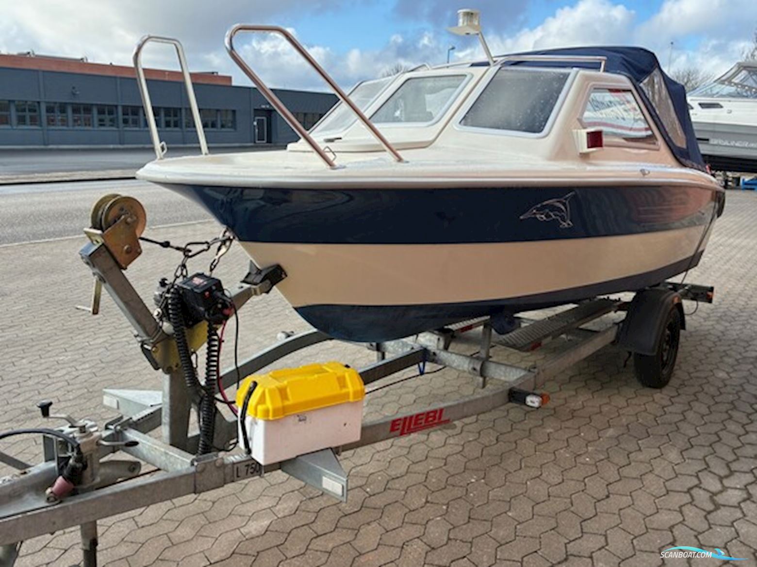 Crescent Gemini m/Yamaha F50 hk og Brenderup trailer