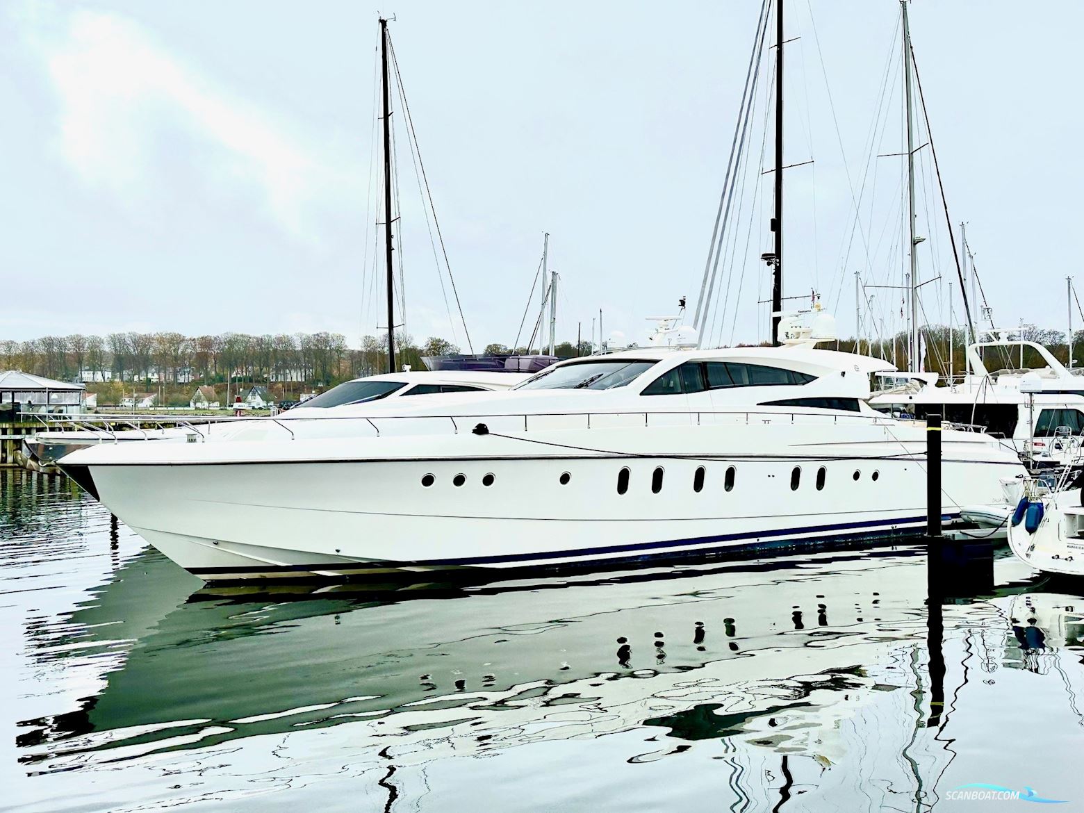 Dalla Pietà 80 HT Motorbåt 2004, med Mtu 16v2000M91 Dvs 16 Cylindere
 motor, Danmark