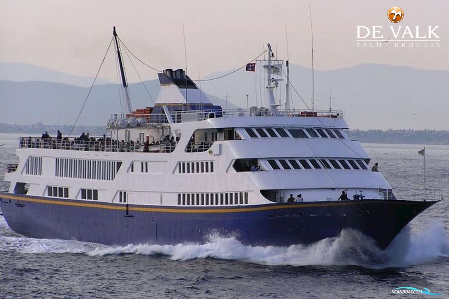 Day Passengers Ship 77.4 Motorbåt 1991, med WARTSILA motor, Grekland