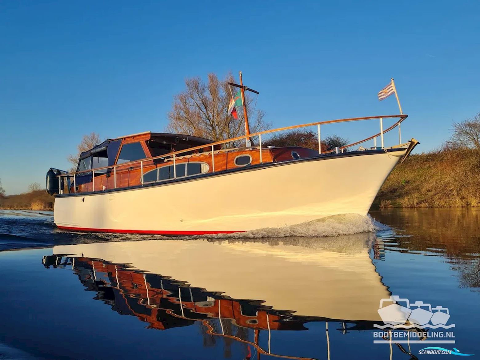 De Vries Lentsch 10.50 OK/AK Motorbåt 1970, med Daf motor, Holland