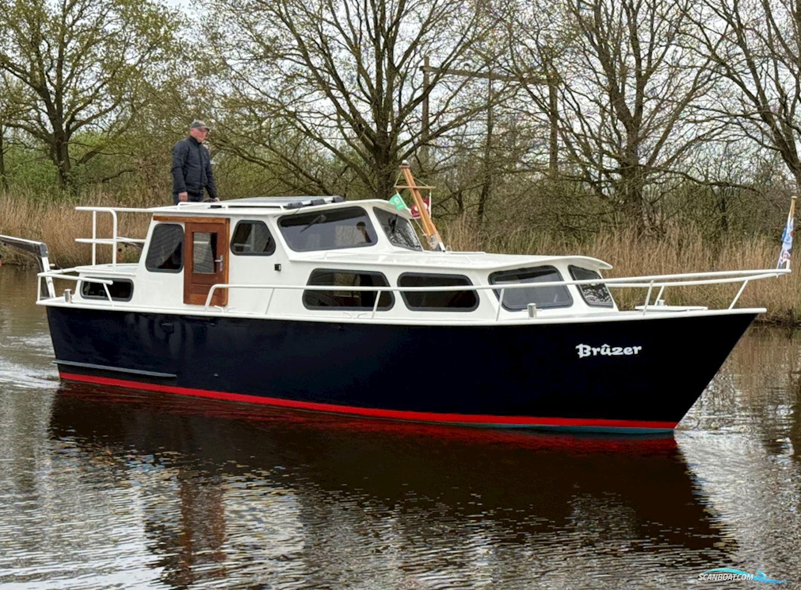 De Wit Kruiser Gsak Motorbåt 1980, med Peugeot motor, Holland