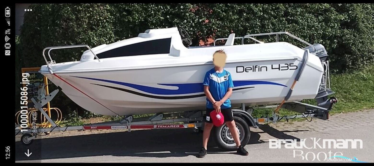 Delfin 435 Motorbåt 2022, med Johnson motor, Tyskland