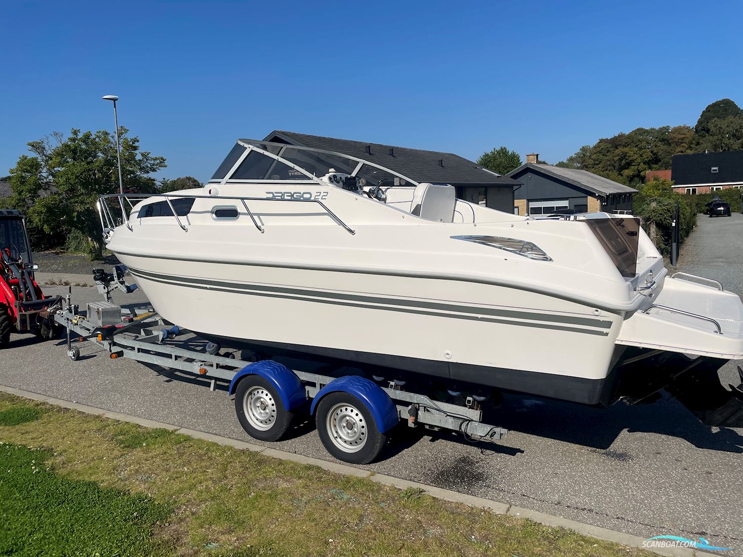 Drago 22 Cruiser Motorbåt 2008, med Mercruiser 3,0L motor, Danmark