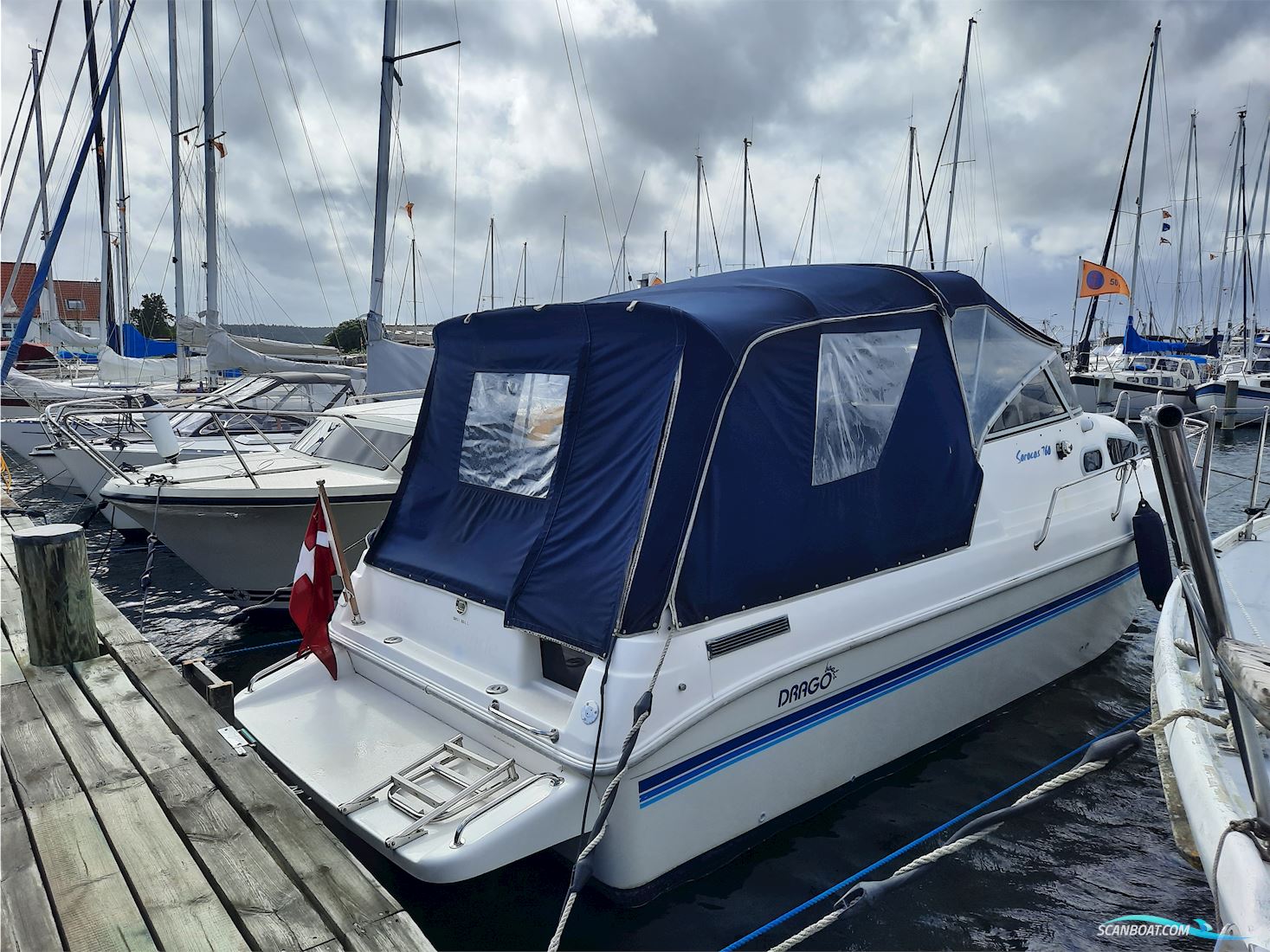 Drago 760 Sorocos Motorbåt 2005, med Volvo Penta D3 motor, Danmark