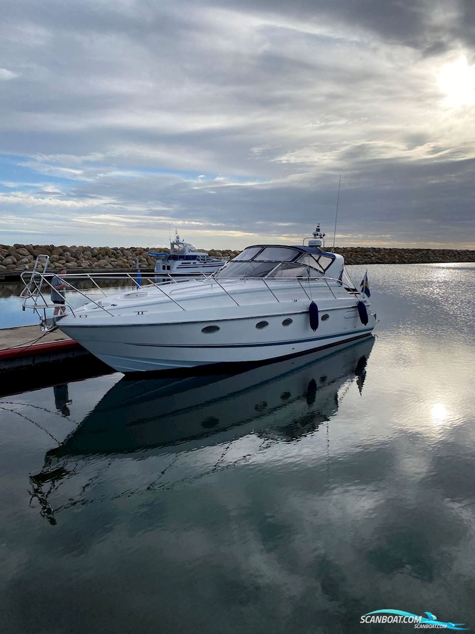 Fairline 39 Targa Motorbåt 1997, med 2 x Volvo Penta Kad 42 motor, Danmark