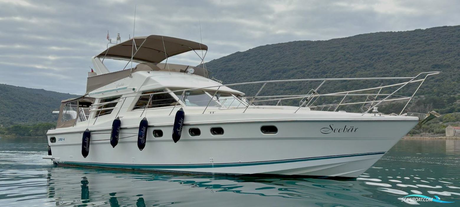 Fairline 50 Flybridge Motorbåt 1991, med Volvo Penta motor, Kroatien