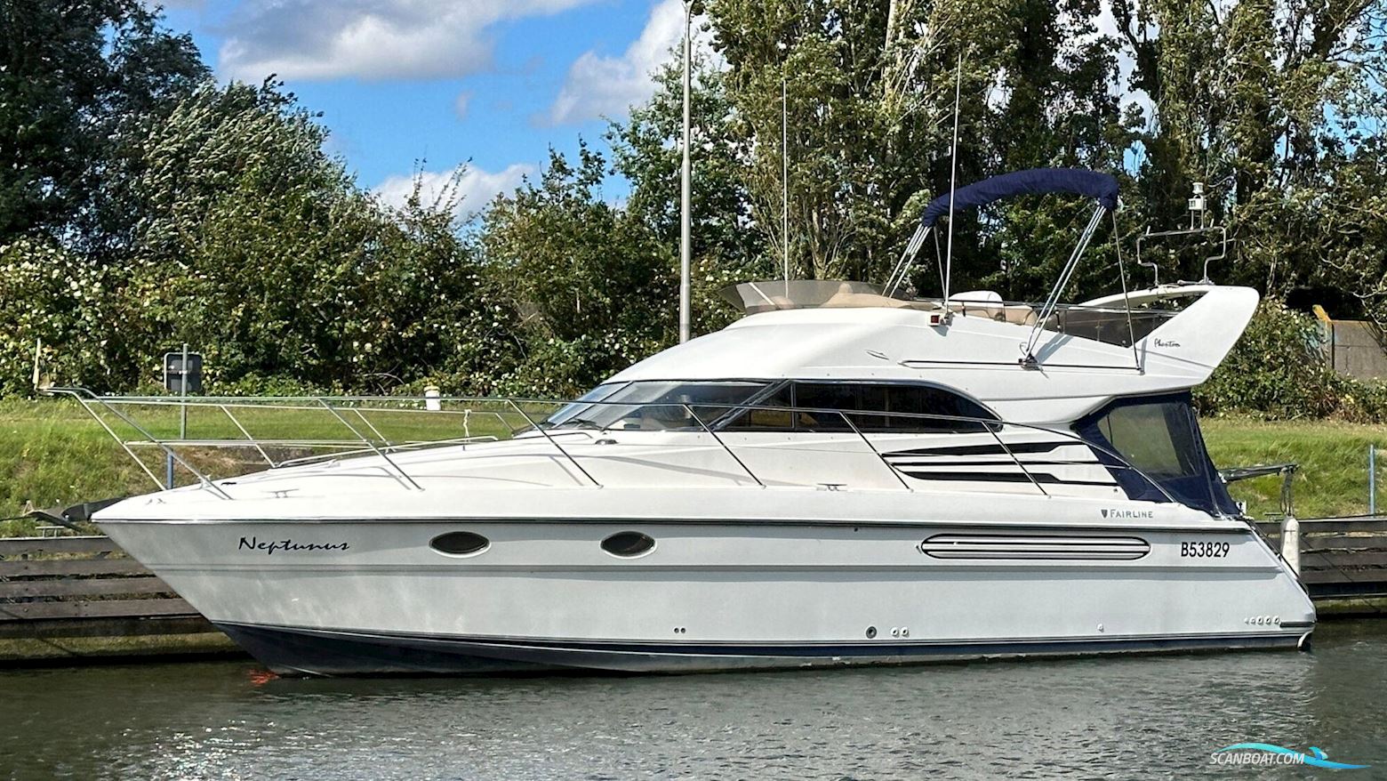 Fairline Phantom 40 Flybridge Motorbåt 1996, med Volvo motor, Holland