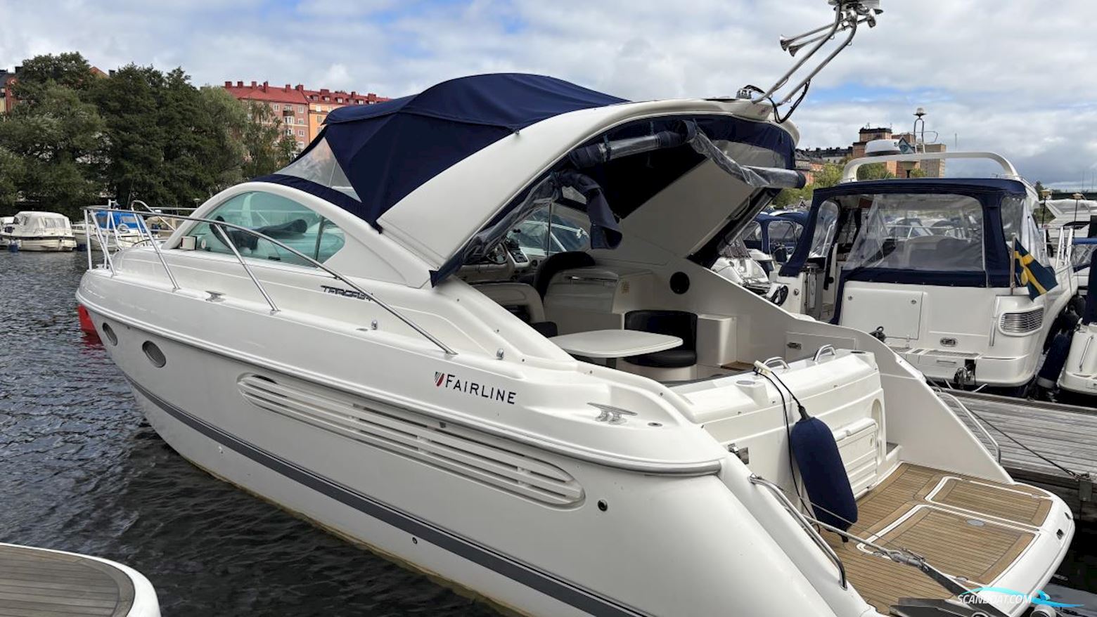 Fairline TARGA 34 Motorbåt 1999, med 2 x Volvo Penta motor, Sverige