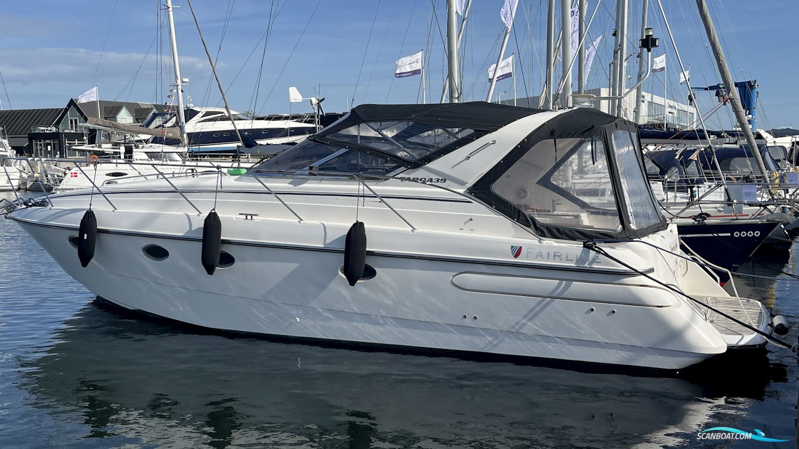 Fairline Targa 39 Motorbåt 1995, med Volvo Penta motor, Danmark