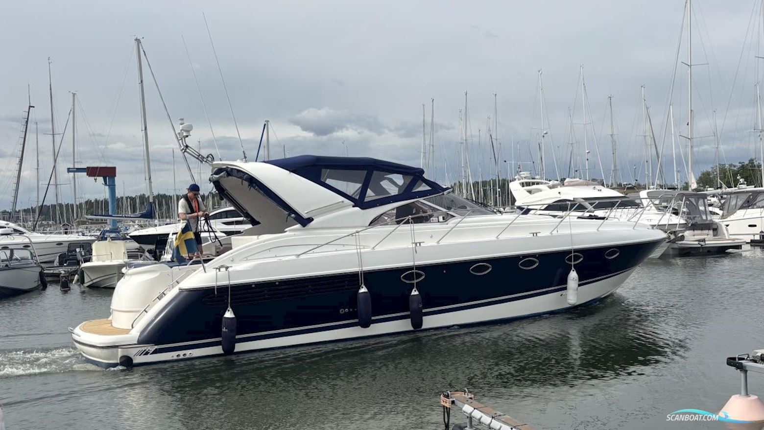Fairline TARGA 43 Motorbåt 2005, med 2x Volvo Penta Tamd 75 Ca 900h motor, Sverige