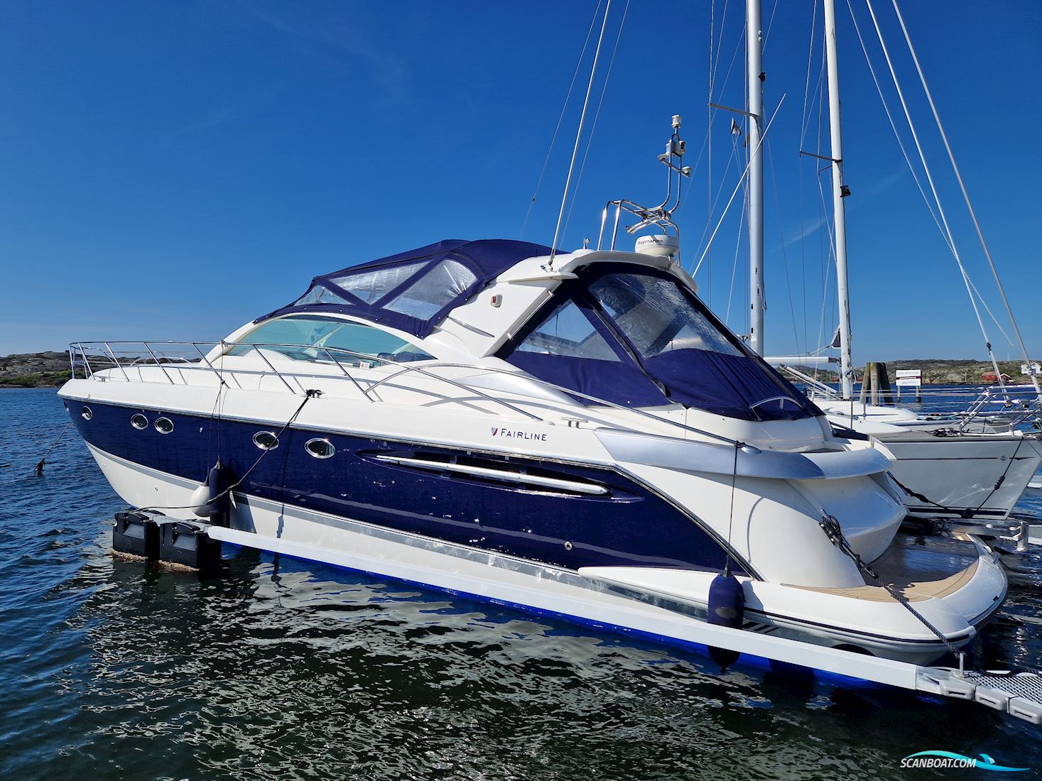 Fairline Targa 52 GT Motorbåt 2003, med 2 x Volvo Penta D12-675 motor, Sverige