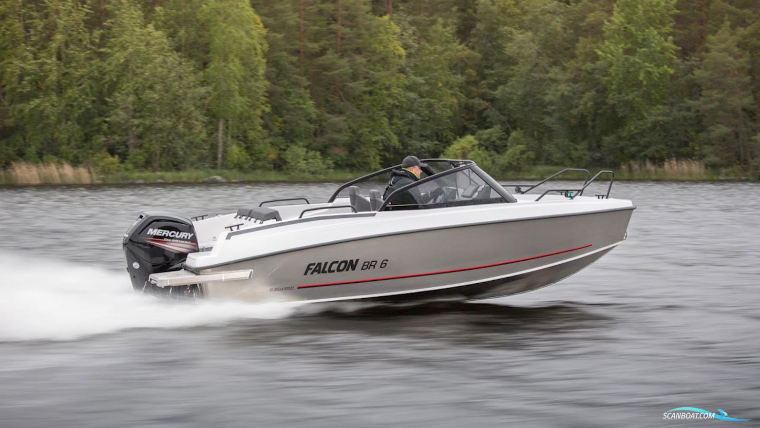 Falcon BR 6 Motorbåt 2022, med Mercury motor, Sverige