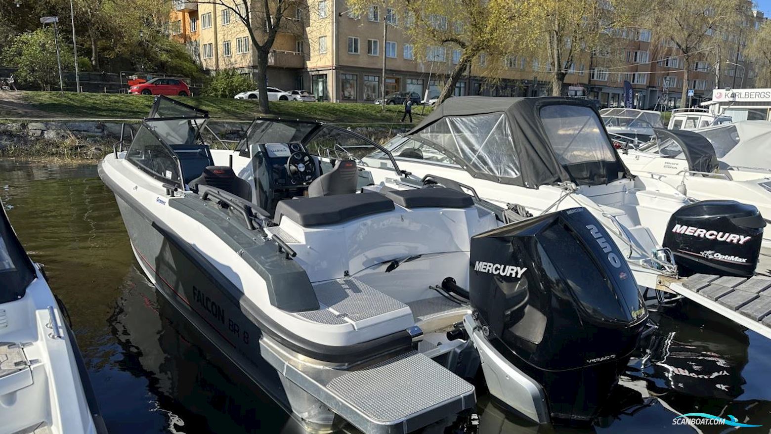 Falcon BR 8 Motorbåt 2020, med Mercury motor, Sverige