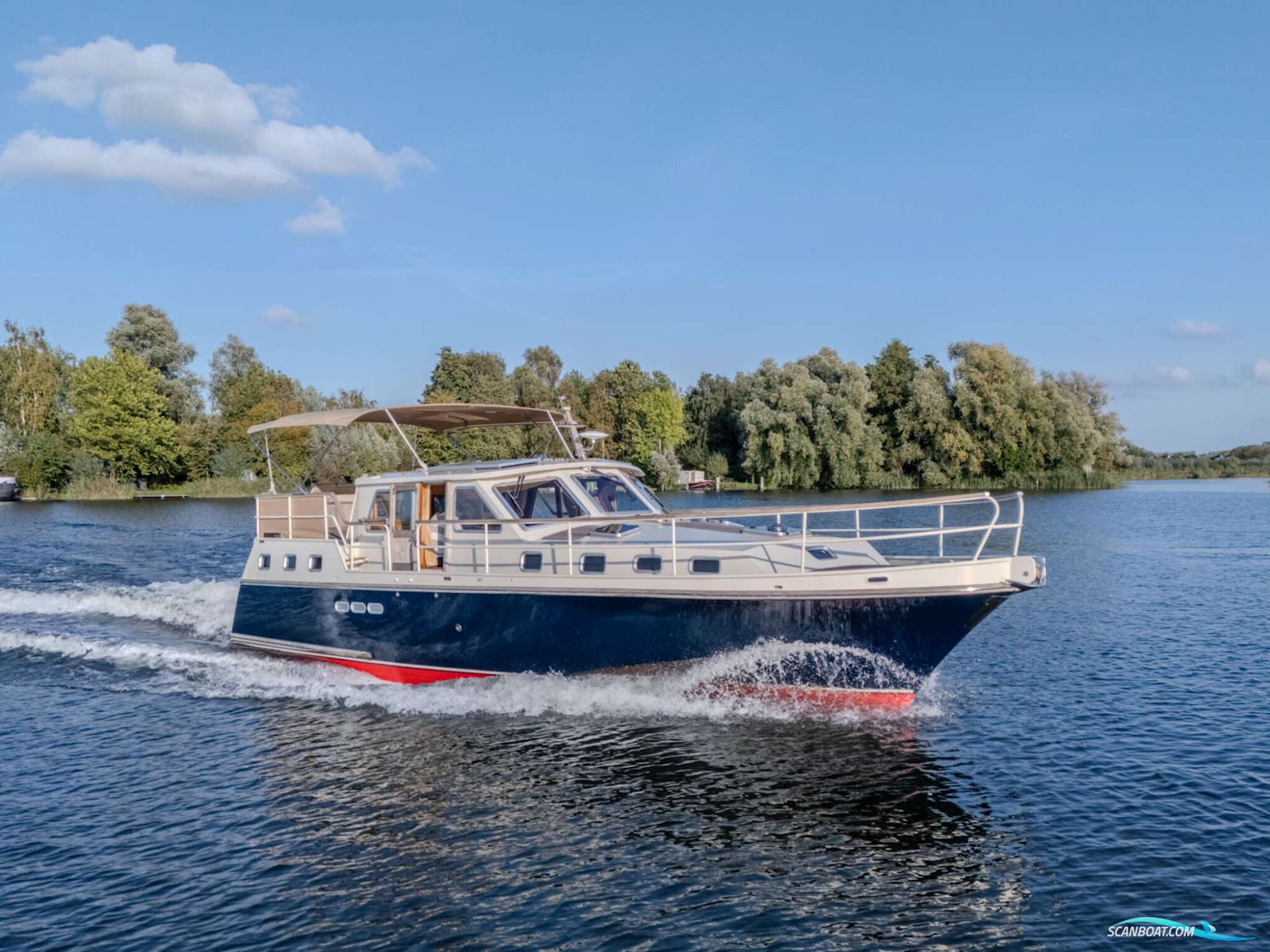 Feltz Aluminium Kruiser 12.50 AK Cabrio Motorbåt 1996, med Volvo Penta motor, Holland