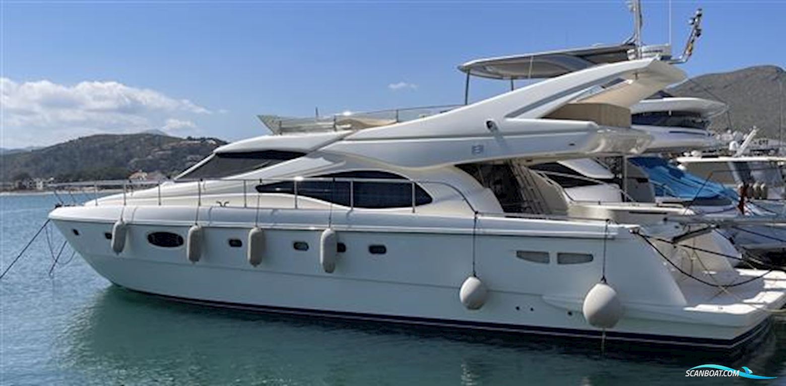 Ferretti 590 Motorbåt 2005, med Man V10 motor, Danmark