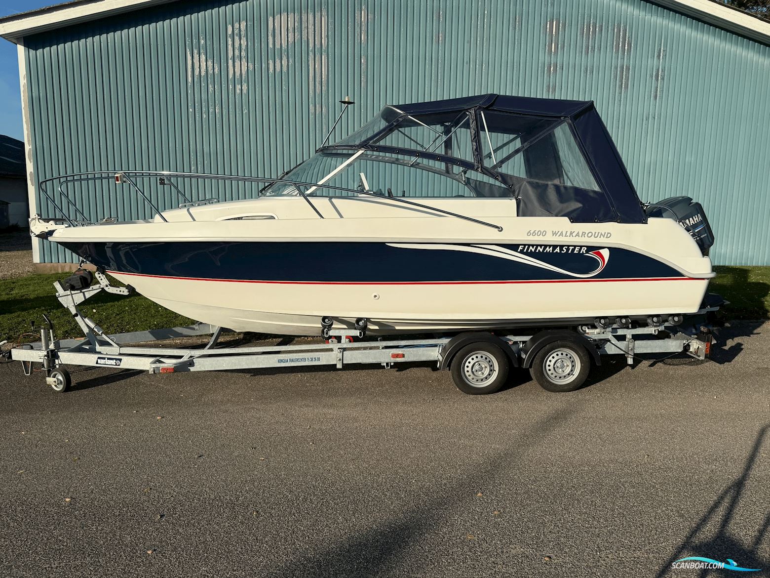 Finnmaster 6600 WA med 225 hk Yamaha Motorbåt 2003, med Yamaha motor, Danmark