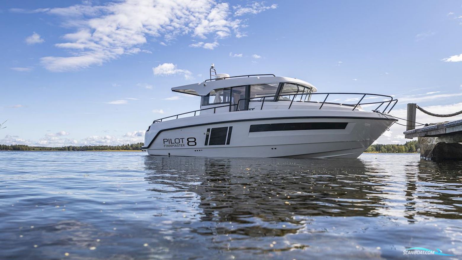 Finnmaster Pilot 8.0 Motorbåt 2022, med Yamaha motor, Sverige
