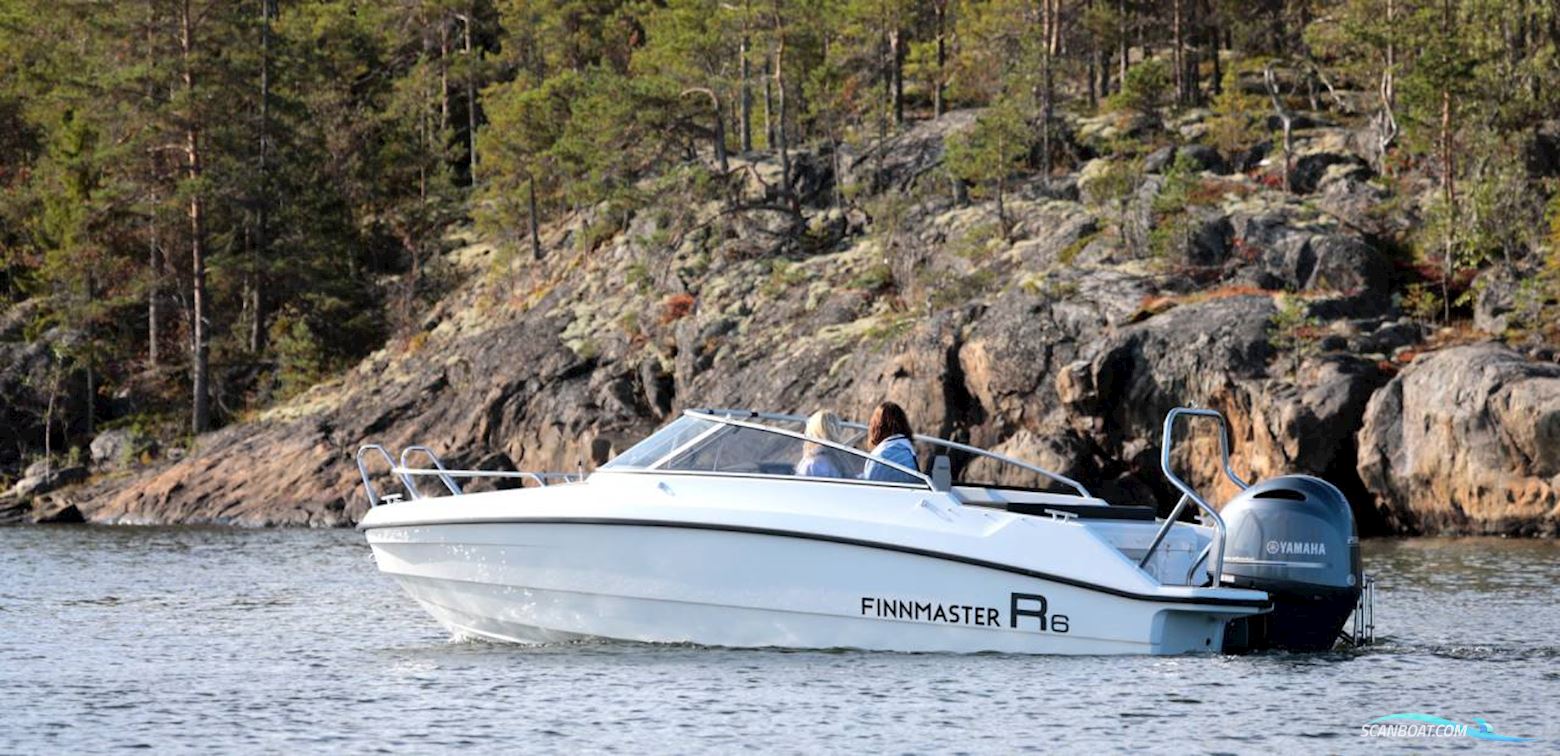 Finnmaster R6 Motorbåt 2025, med Yamaha F150XB motor, Danmark
