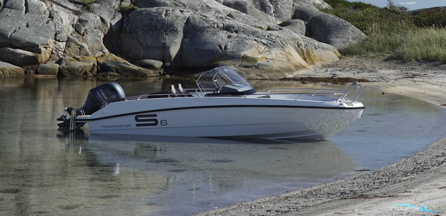 Finnmaster S6 Motorbåt 2025, med Yamaha F150XB motor, Danmark