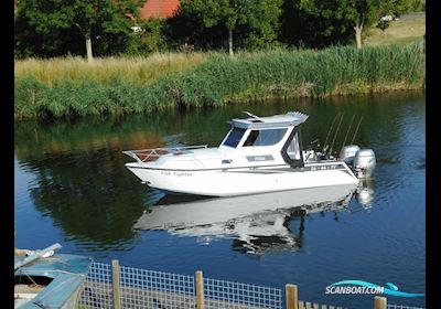 Fish Fighter Zelfbouw Motorbåt 2018, med Honda motor, Holland