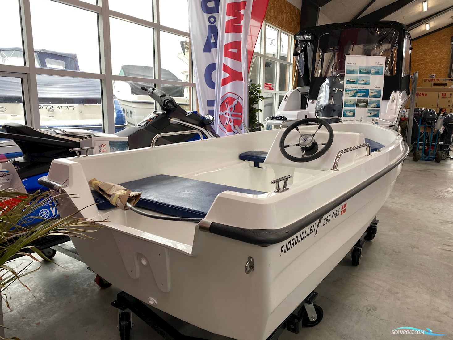 Fjordjollen 390 Fisk m. Styrepult