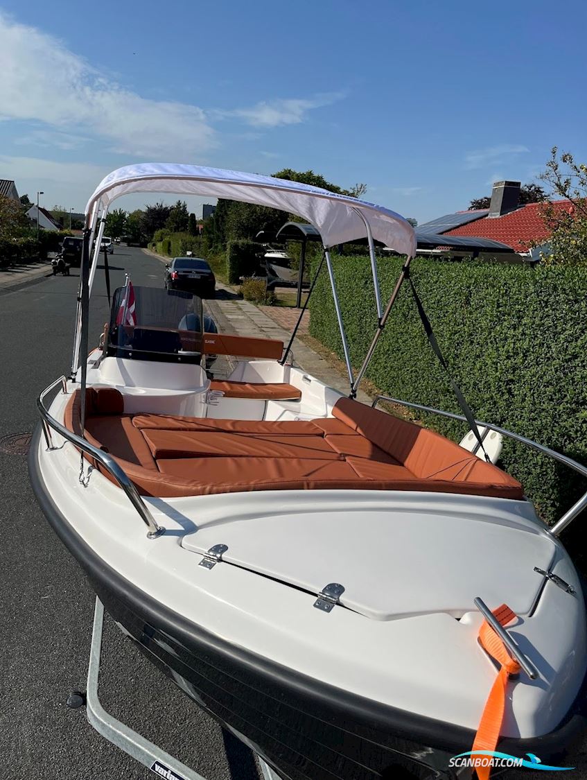 Fjordjollen 470 Sport Motorbåt 2021, med Yamaha F40Betl motor, Danmark
