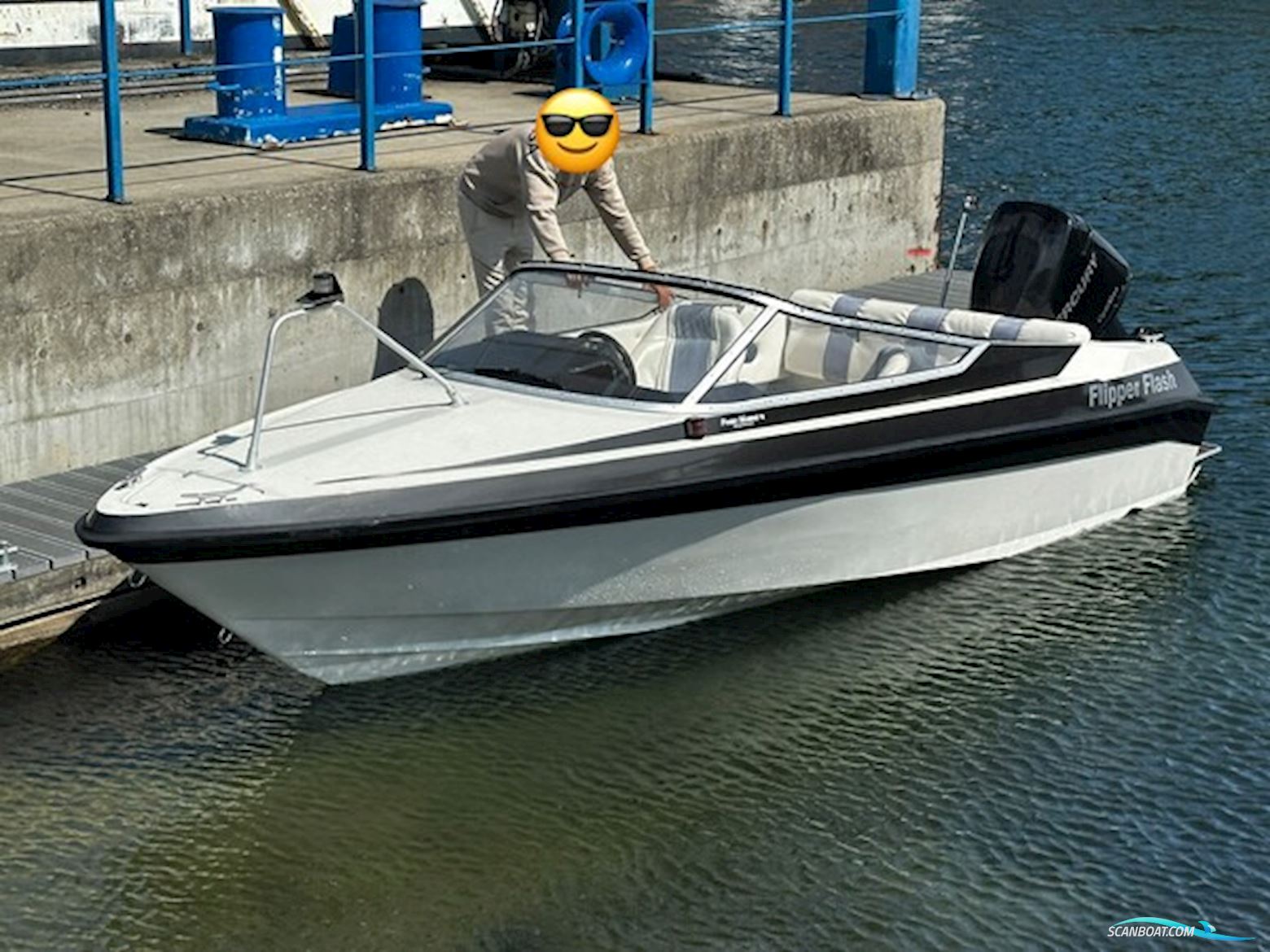 Flipper 600 Flash, Mercury 225 Optimax Motorbåt 2024, med Mercury motor, Danmark