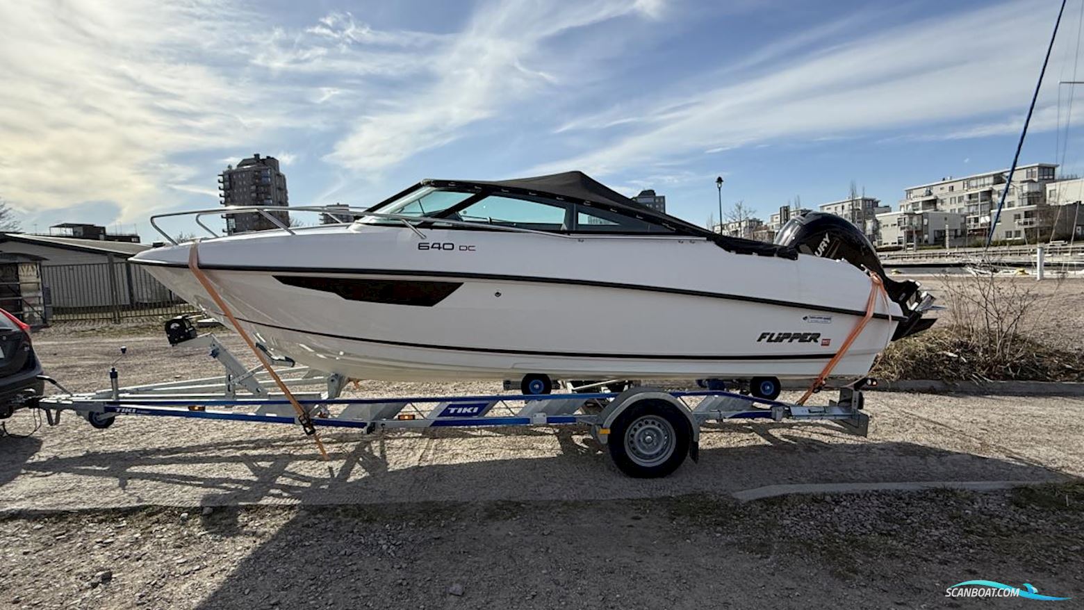 Flipper 640 DC Motorbåt 2017, med Mercury motor, Sverige