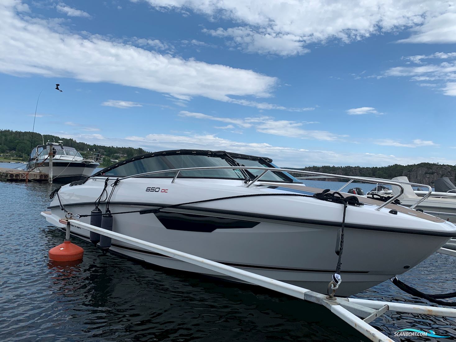 Flipper 650 DC 200 HK. Motorbåt 2020, med 200 HK Mercury 4 Stroke motor, Danmark