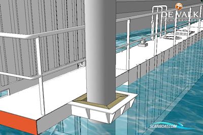 Floating Dock Motorbåt 2020, med no engine motor, Holland