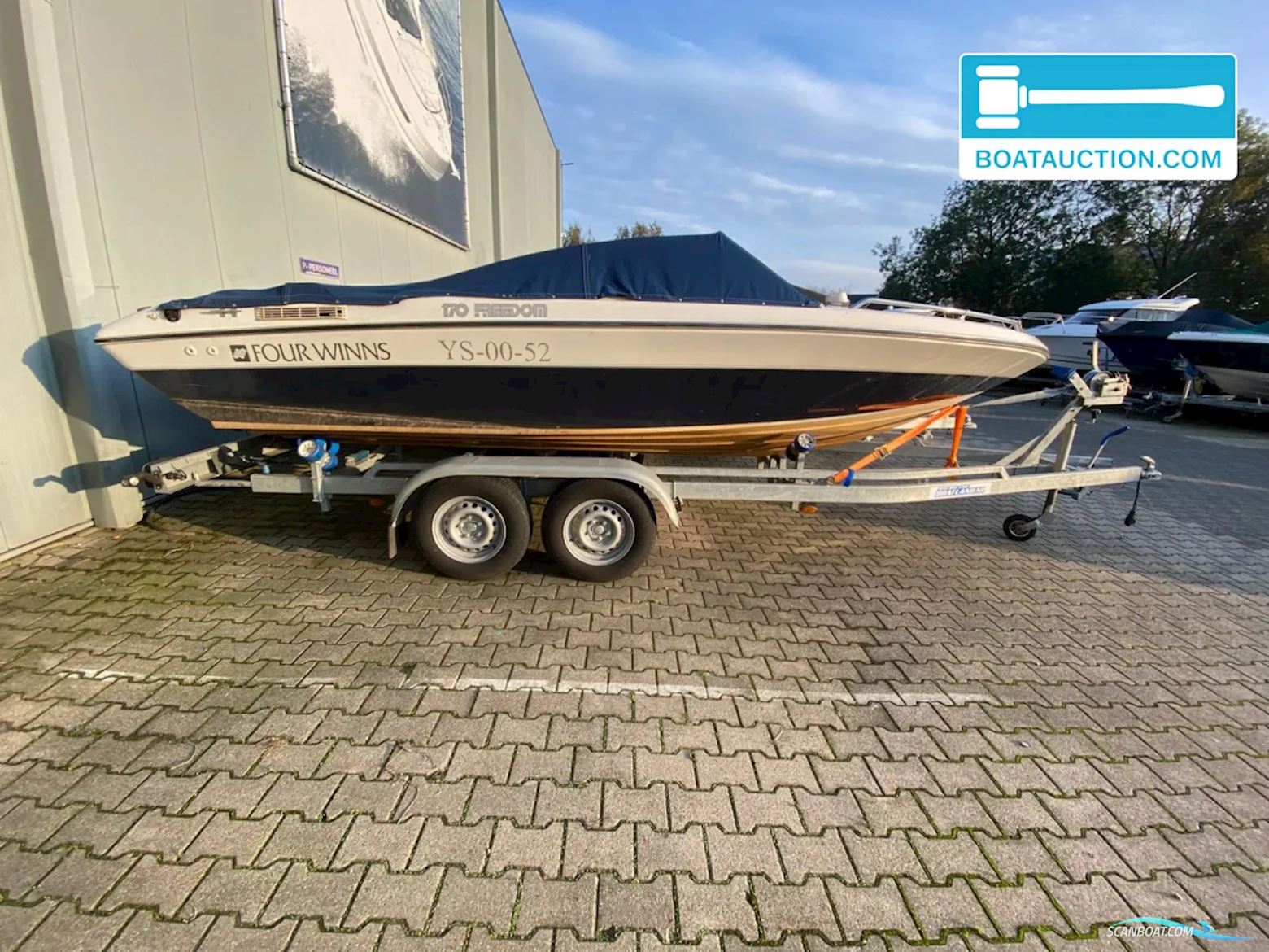 Four Winns 170 Freedom Motorbåt 1990, med OMC motor, Holland