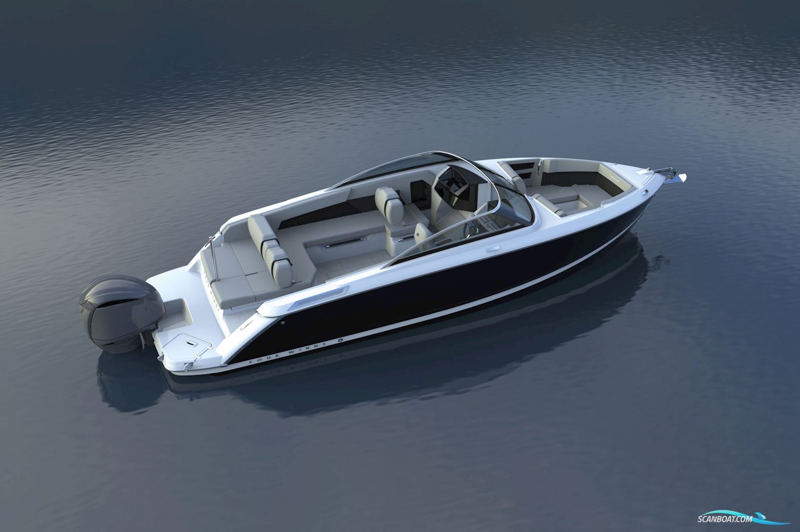 Four Winns H6 OB Motorbåt 2024, Danmark