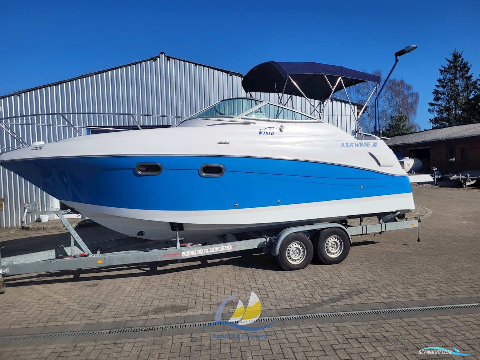 Four Winns Vista 248 Motorbåt 2005, med Volvo Penta 5.0 Gxi motor, Tyskland