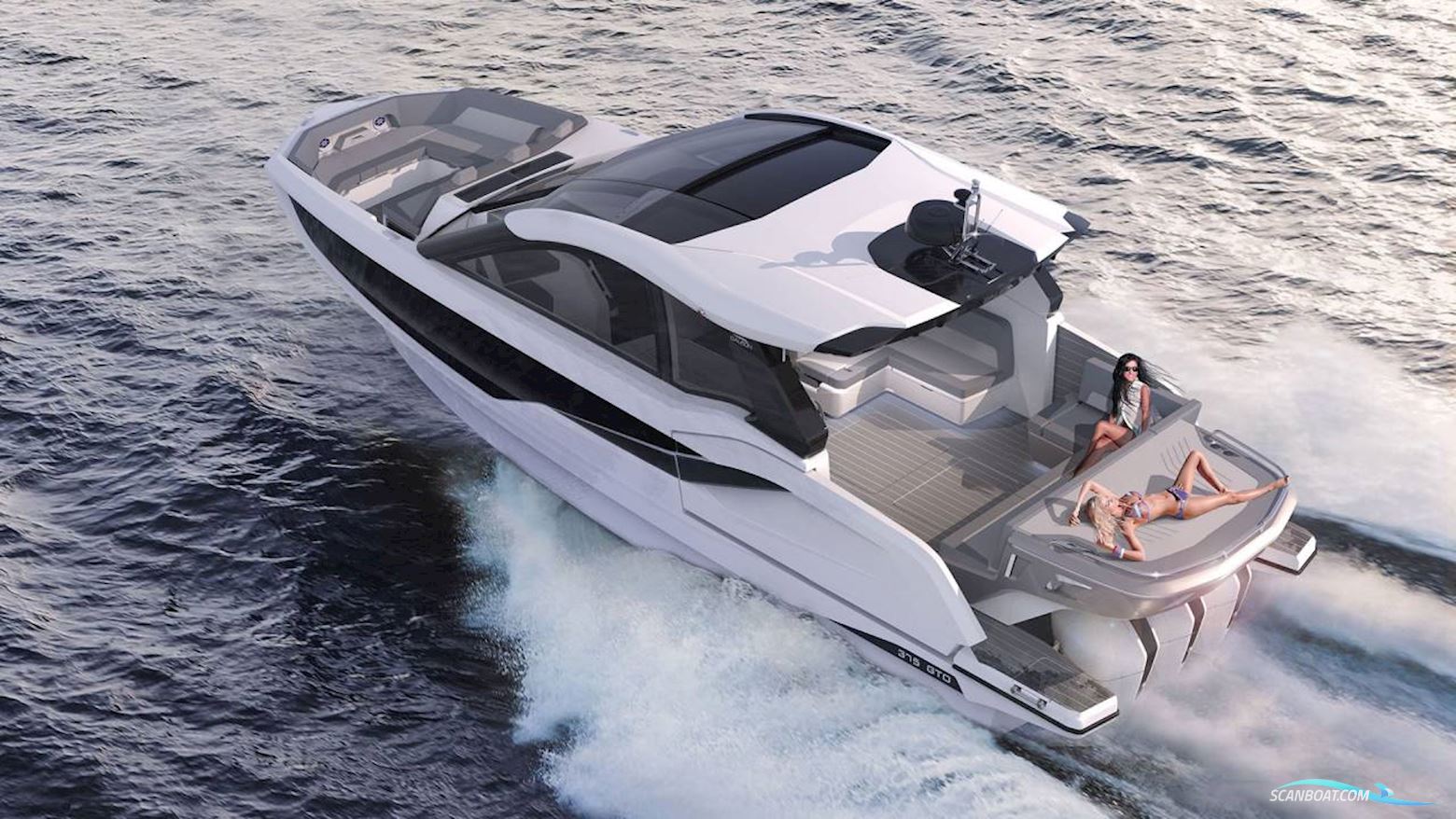 Galeon 375 Gto Motorbåt 2025, med 2 X 300 HK Påhængsmotor motor, Danmark