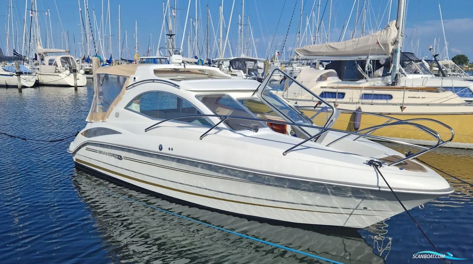 Grandezza 23 OC Motorbåt 2007, med Volvo Penta 4.3 Gxi motor, Danmark