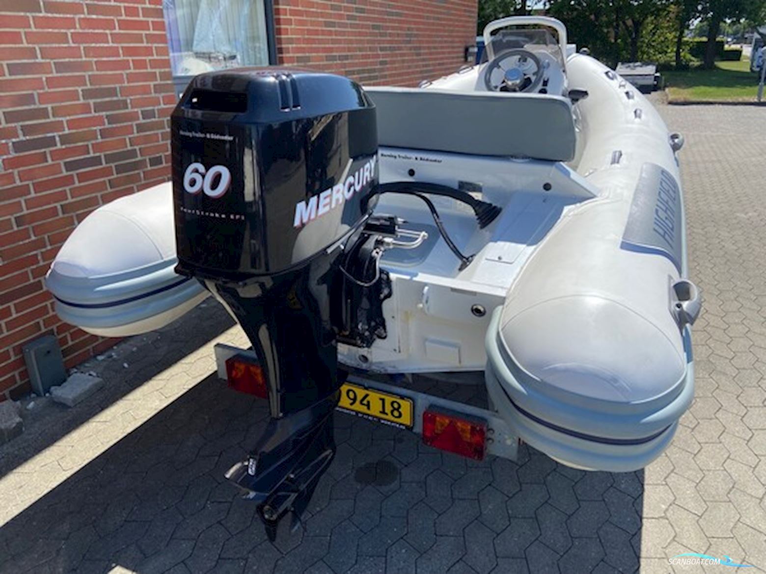 Highfield DL420 m/Mercury F60 hk EFI 4-takt og Variant trailer