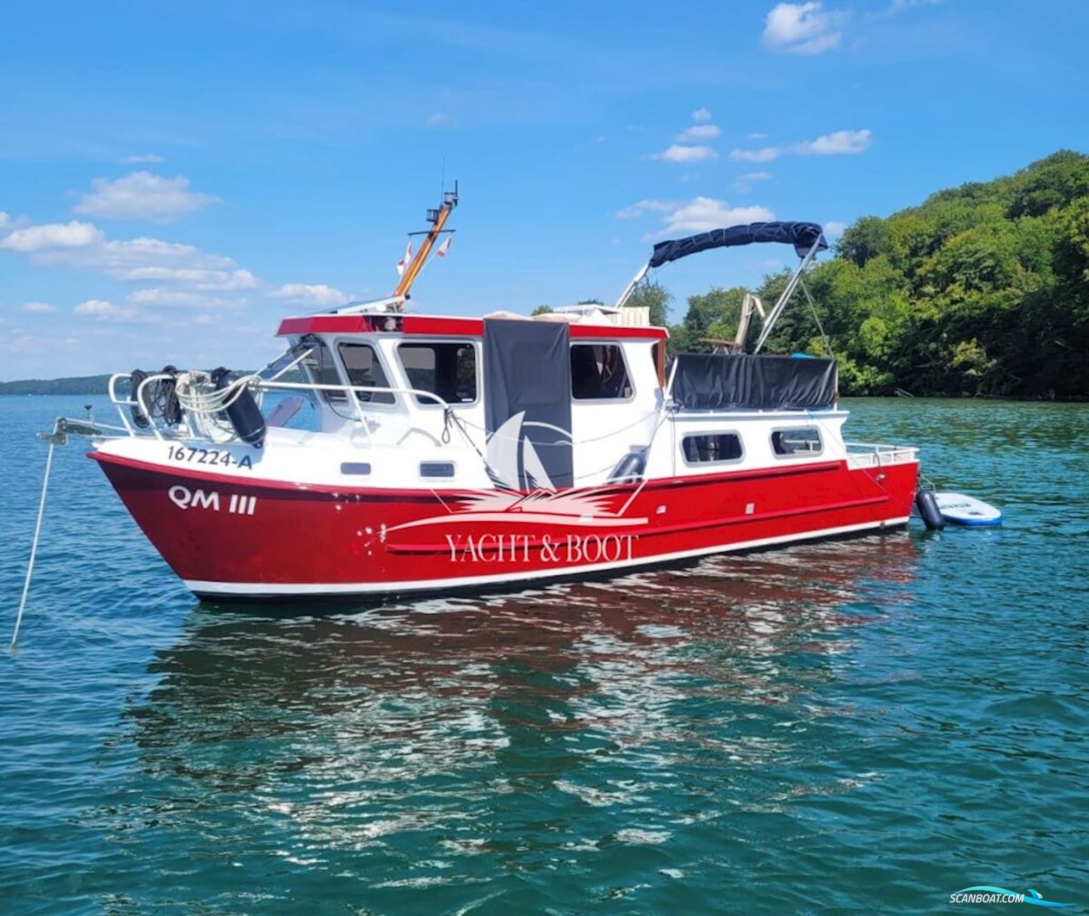 holländischer Werftbau Crowntrawler 830 Motorbåt 1985, med Vetus motor, Tyskland