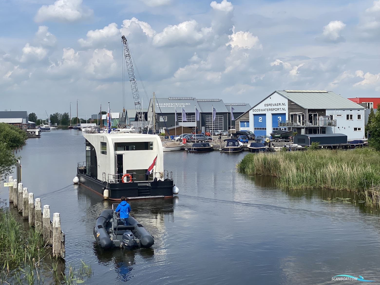 Homeship Vaarloft Volledig Elektrische Houseboat