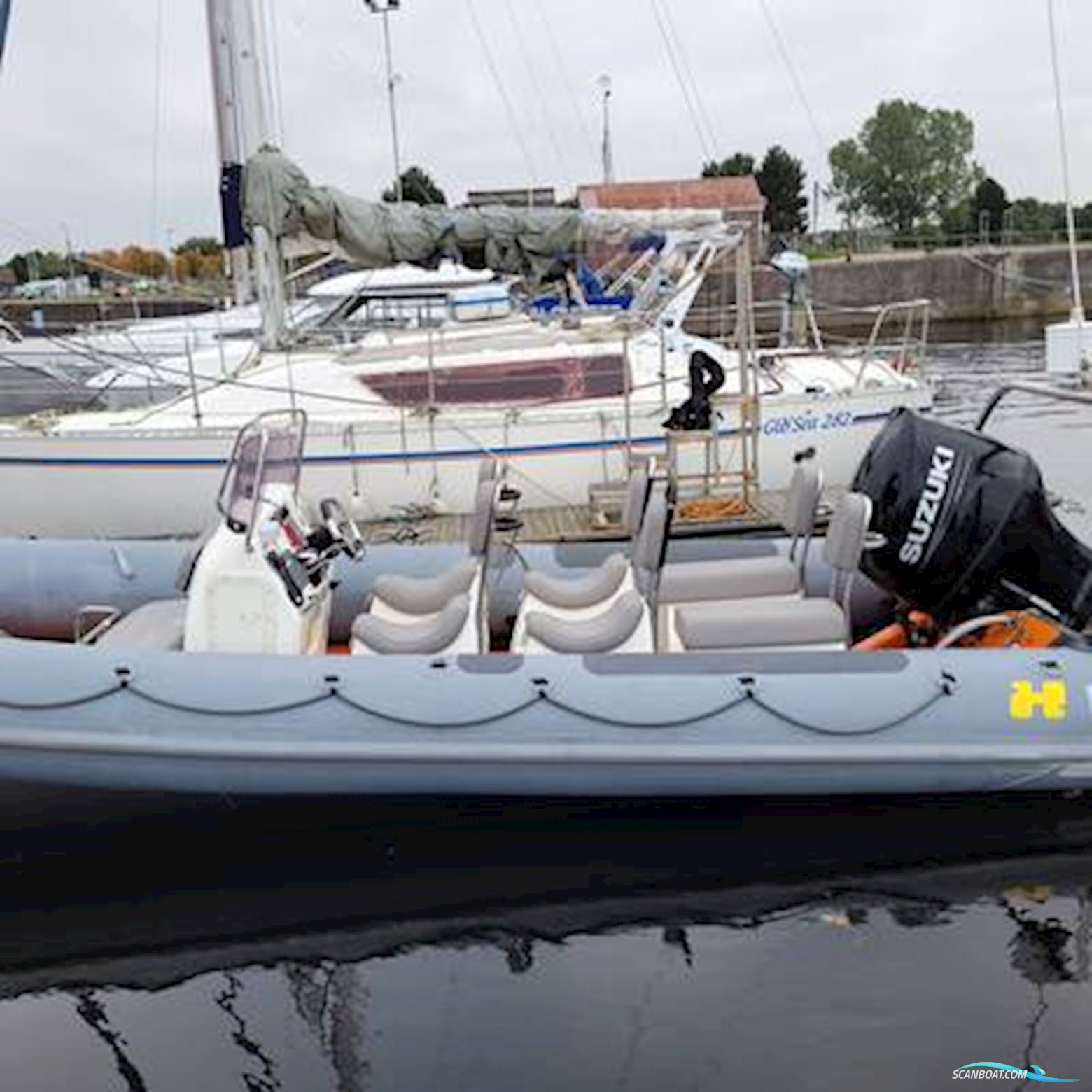 Humber Ocean Pro 7M Motorbåt 2005, med Suzuki Dsp motor, England