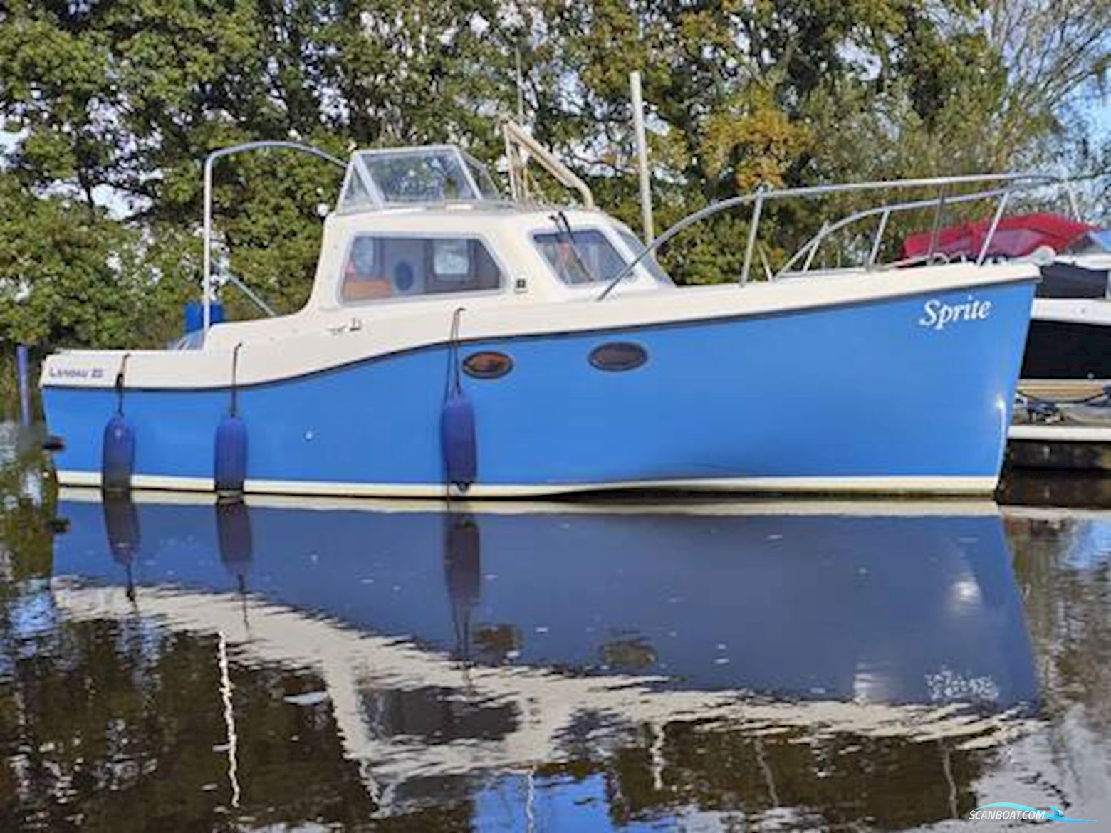 Hunter Landau 20 Motorbåt 2000, med Mariner 50 ELPT/4 motor, England