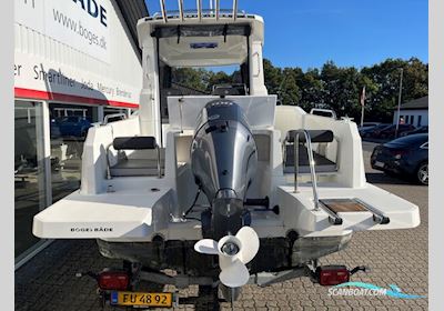 Jeanneau 605 Merry Fisher Marlin Nordic Line med 100 hk Yamaha-EFI 4 takt og 2000 kg Brenderup ASR trailer med el-spil Motorbåt 2019, med Yamaha motor, Danmark