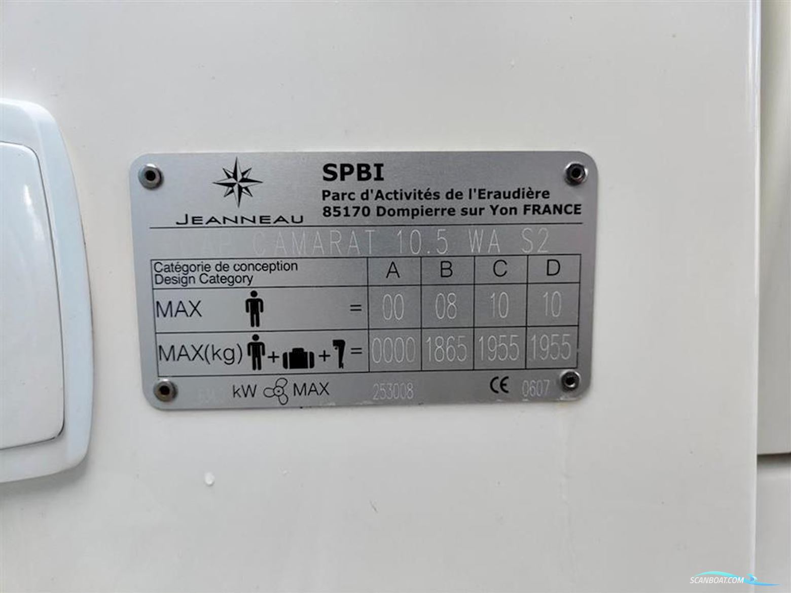 Jeanneau Cap Camarat 10.5 WA